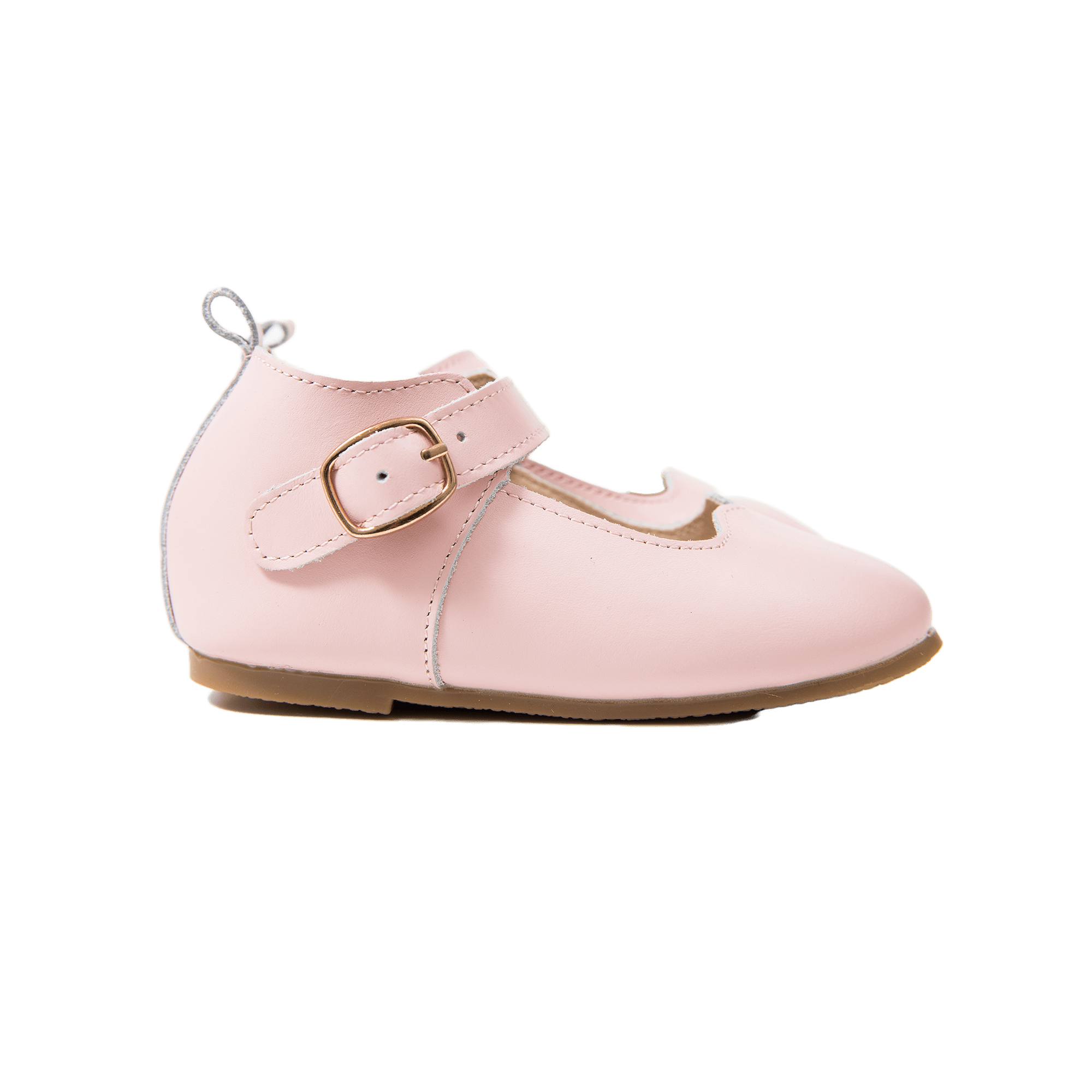 Classic Leather Pink Mary Jane Shoes
