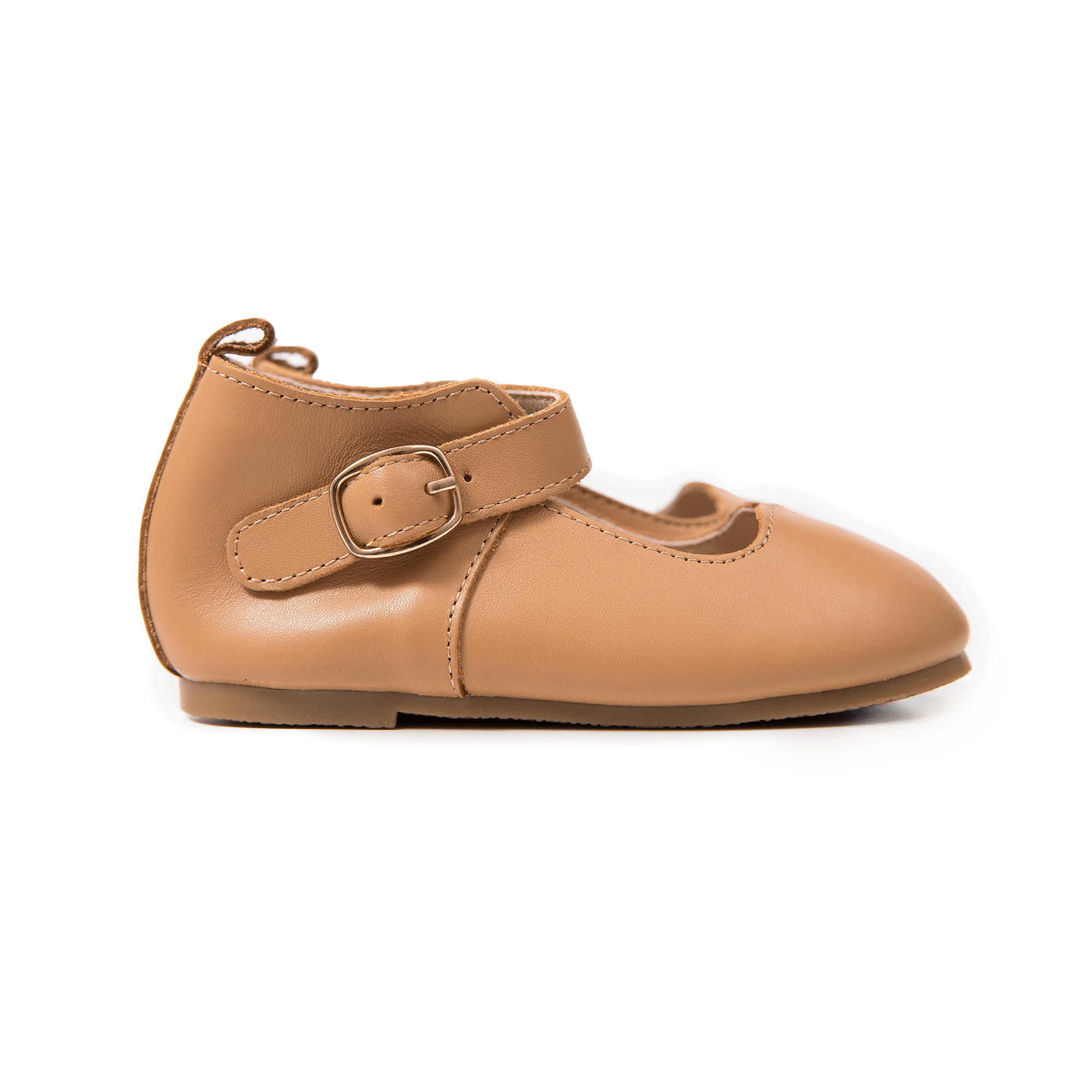 Classic Leather Brown Mary Jane Shoes