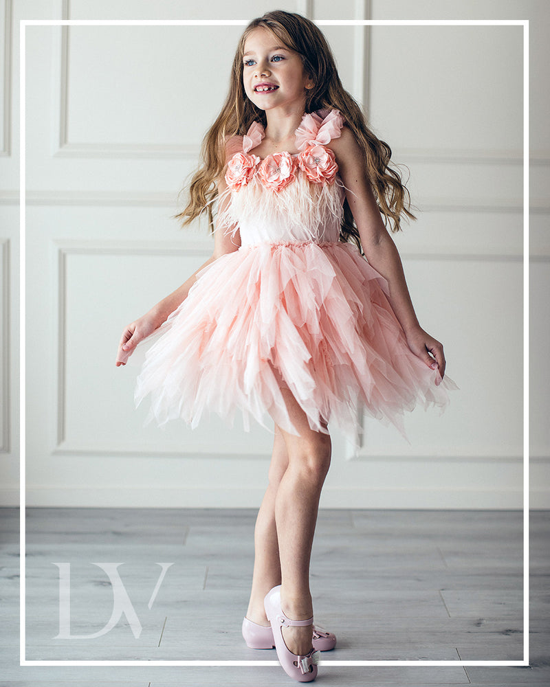 Dior Valentina- the Dior Valere Tutu Dress. Made especially for babies, toddlers, and little girls. Perfect children holiday outfit and flower girl dress for wedding.  