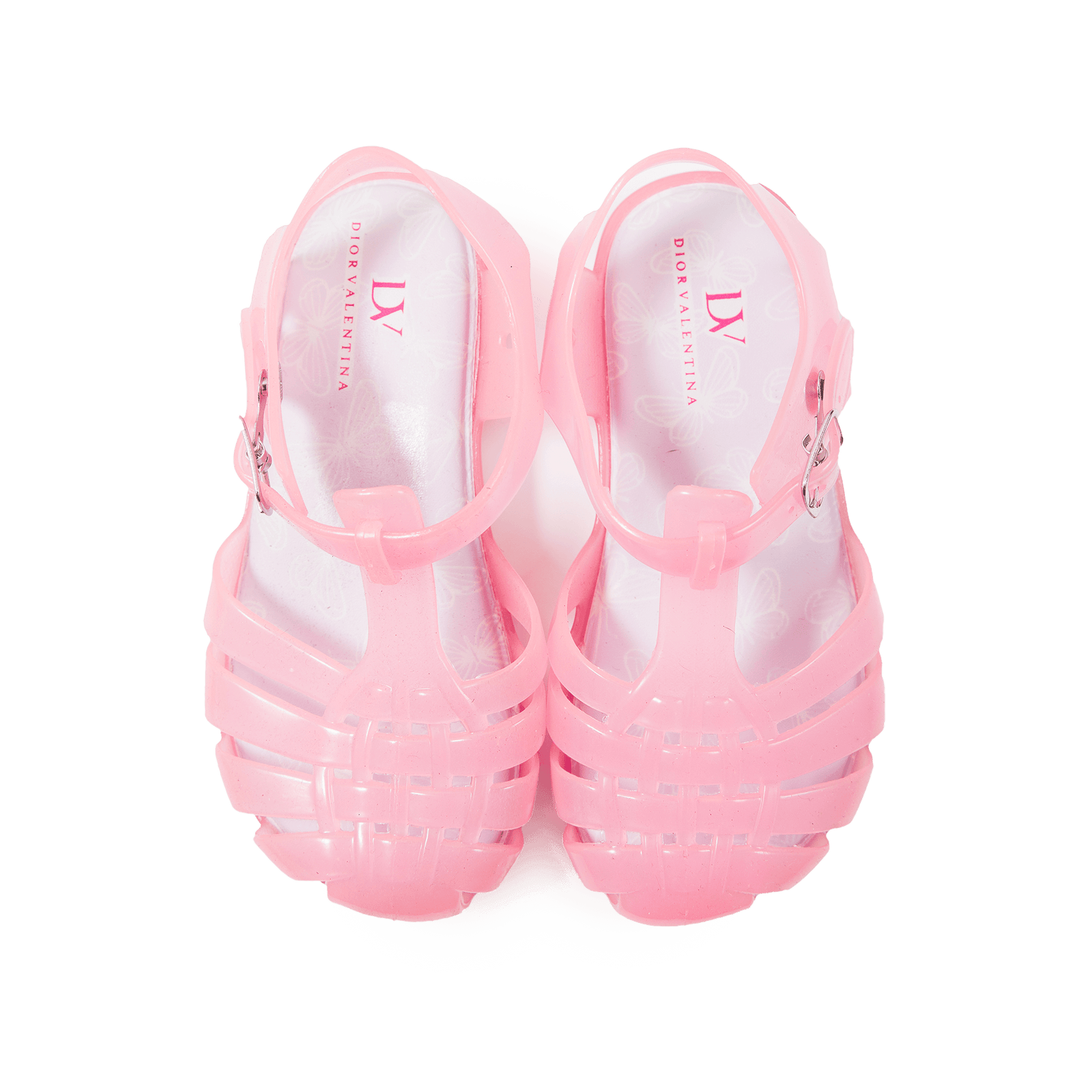 The Classic PInk Jelly Sandals For Baby Toddlers Little Girls Dior Valentina